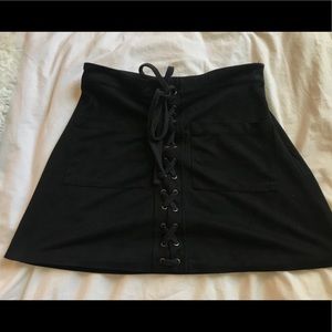 Black velvet Mini Skirt 🖤